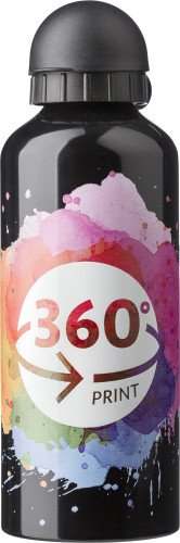 Bottiglia per bere in alluminio con tappo di plastica 650 ml - Magenta 