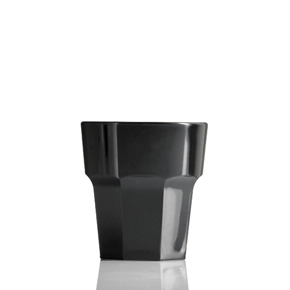 Bicchiere nero personalizzato 260ml - Rukwa