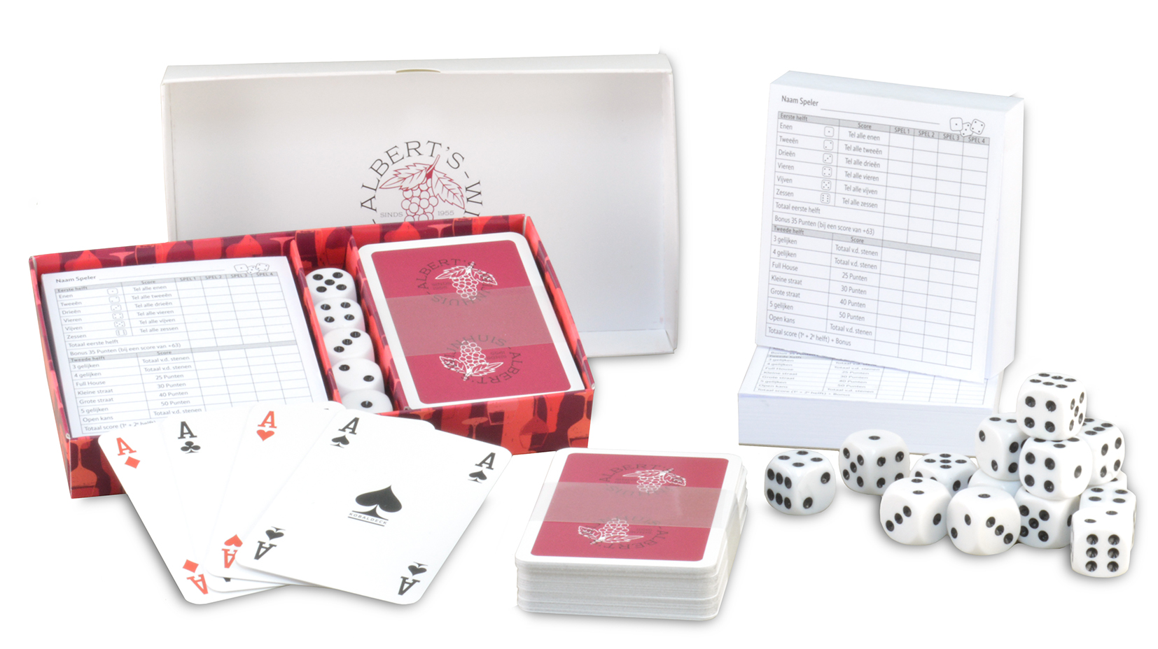 Set da gioco con carte e dadi Deluxe - Forcola