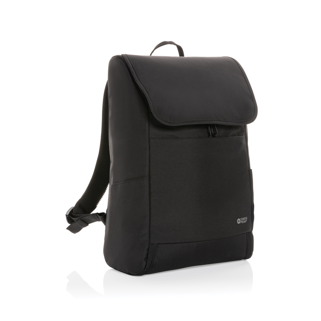 Zaino da 15,6” Swiss Peak Fern AWARE™ RPET con zip integrale 