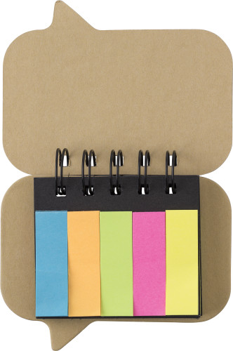 Libretto di post-it rilegato con filo multicolore - Comerio