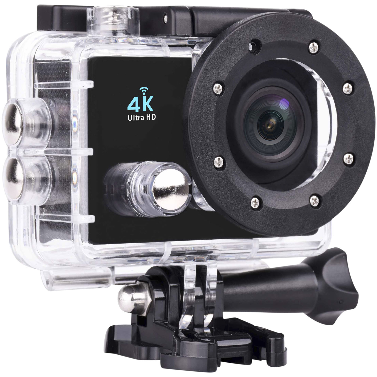 Videocamera d'azione resistente all'acqua 4K con accessori - Calcinate