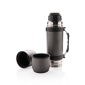 Elegante thermos in acciaio inossidabile con tazze 700ml - Bagnolo Mella