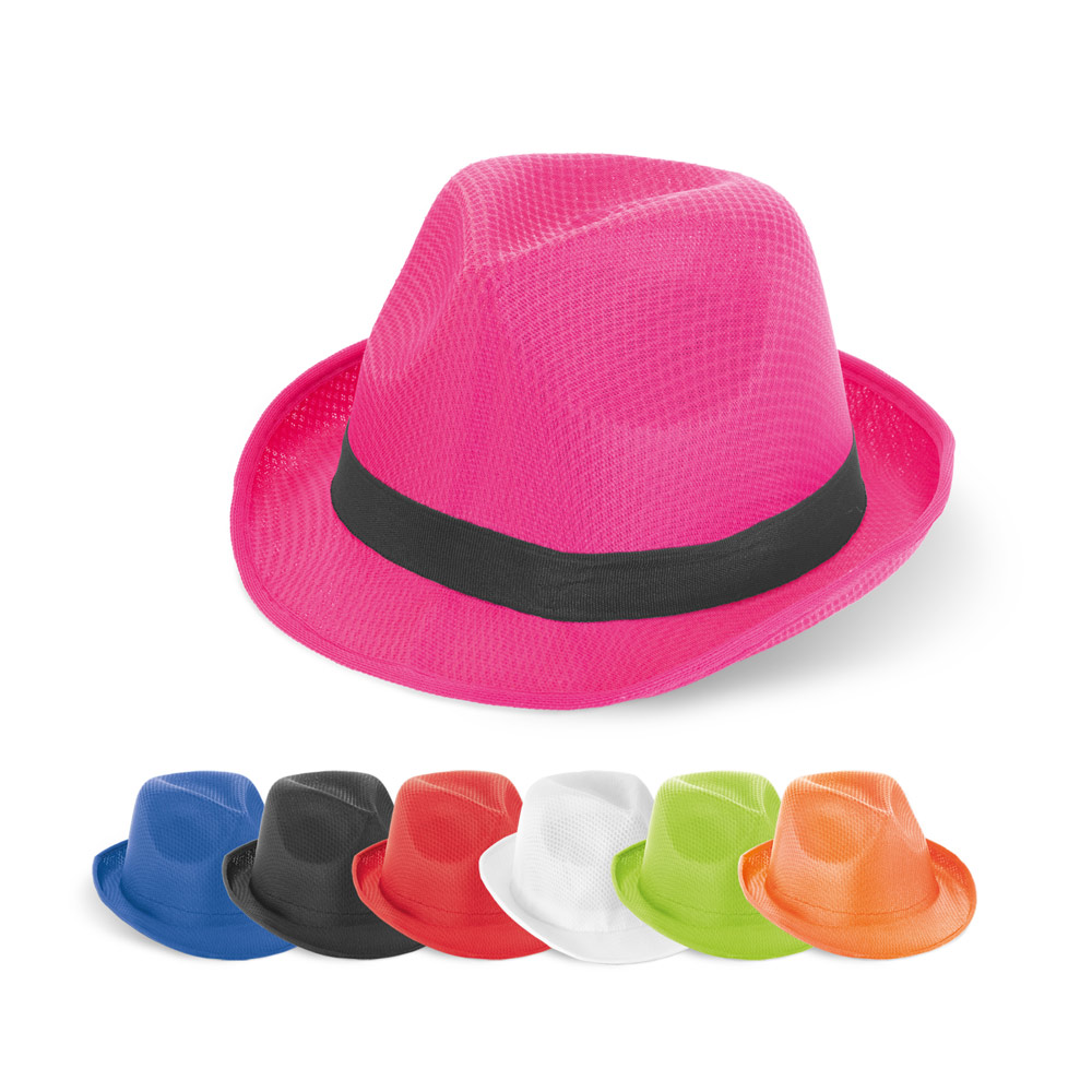 Cappello con Nastro Colorato