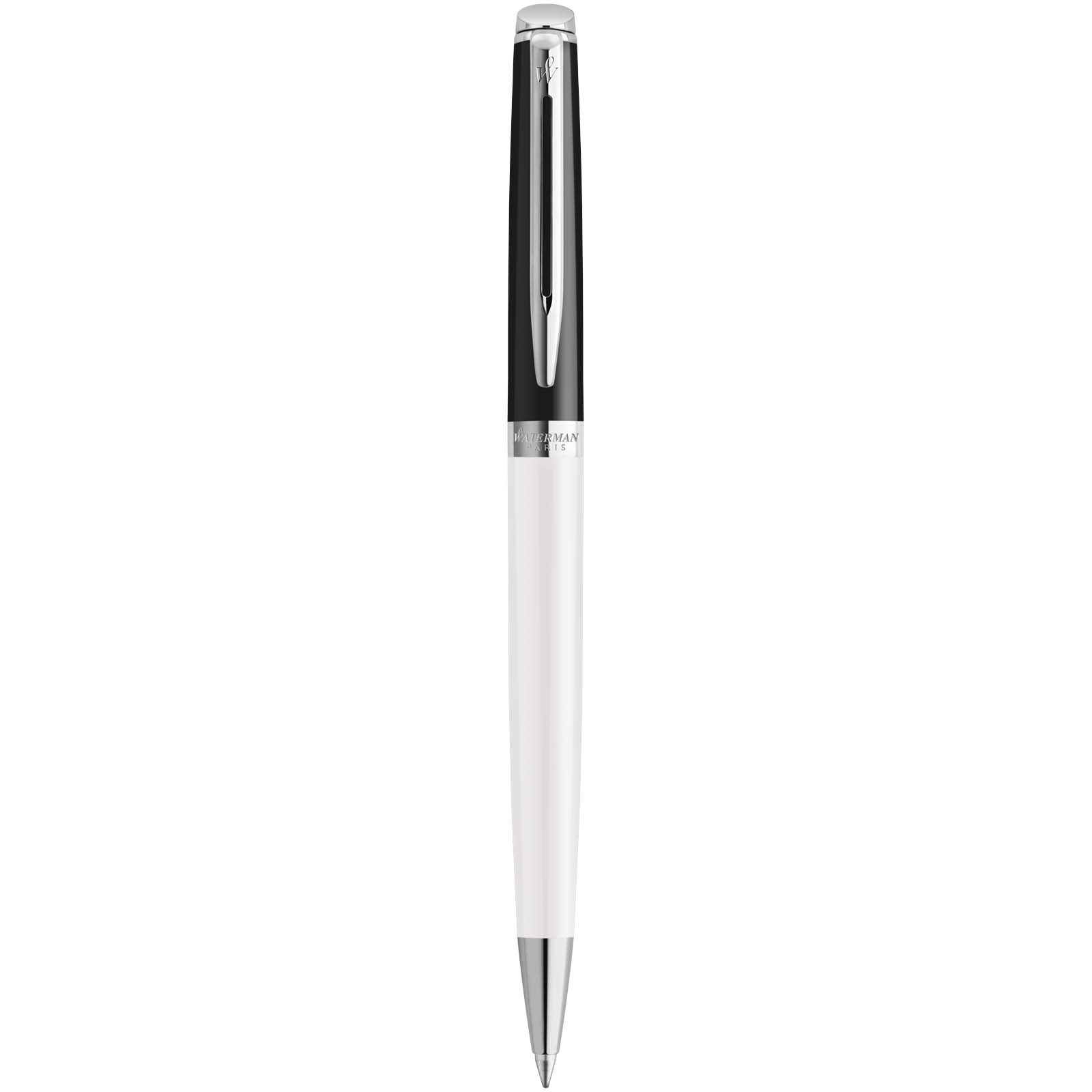 Penna roller Waterman Hemisphere con finiture in palladio - Blu/Nero