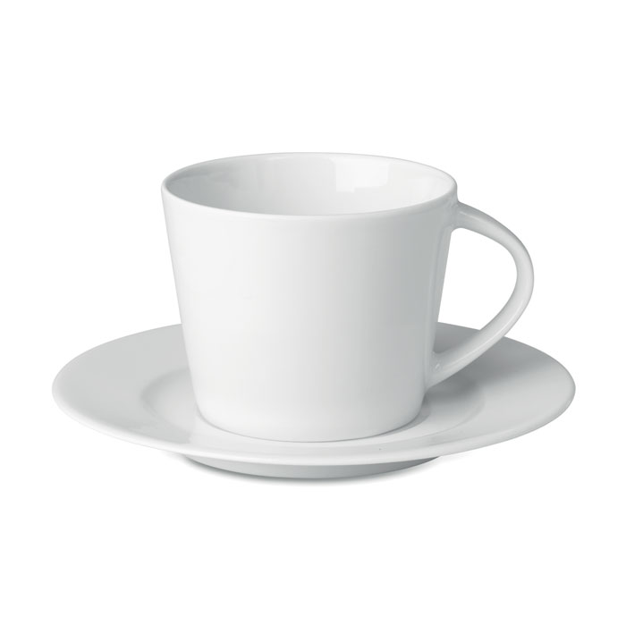 Tazza da Cappuccino Conica con Piatto 160ml - Calabritto