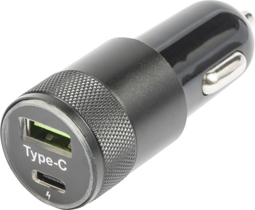 Caricabatterie per auto ABS con connettore USB-C - Campolongo Maggiore