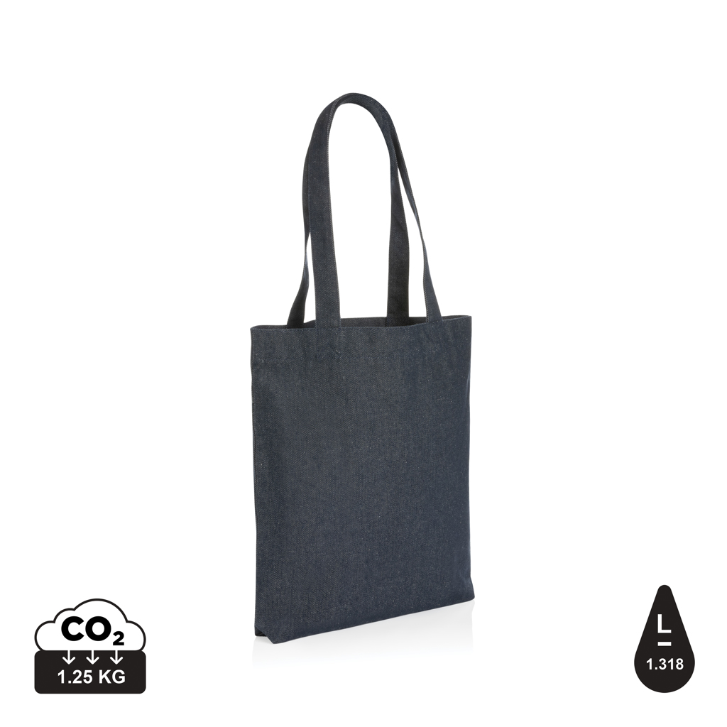 Borsa Tote in Denim Riciclato AWARE™ - Borghetto Santo Spirito