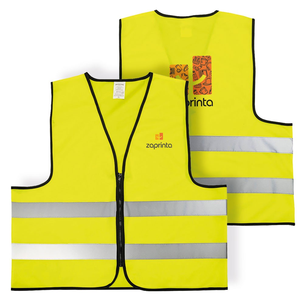 Gilet di Sicurezza Poliestere con Cerniera XL - Garlasco