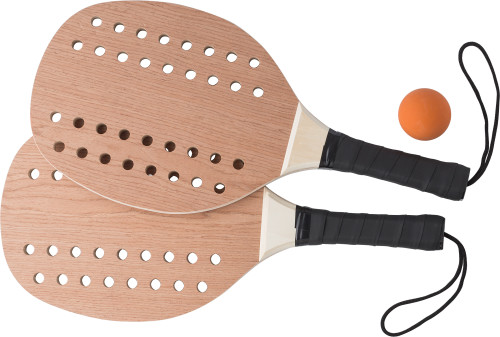 Set da tennis in legno di rosa Eleganza - Gombito