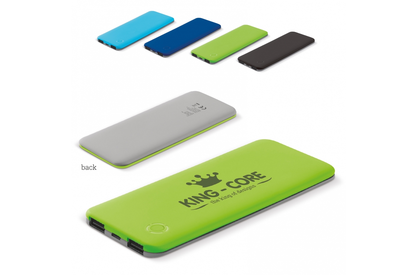 Powerbank a lama ultra-sottile (5.000mAh) - Robbiate