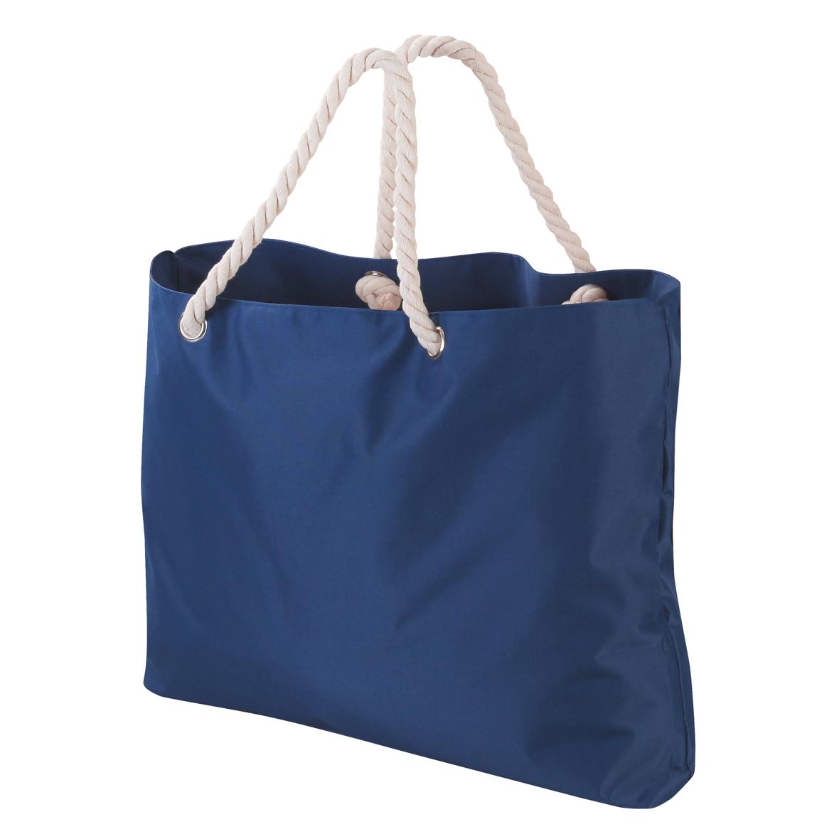 Borsa da spiaggia in poliestere con rivestimento interno in PVC - Gallicano