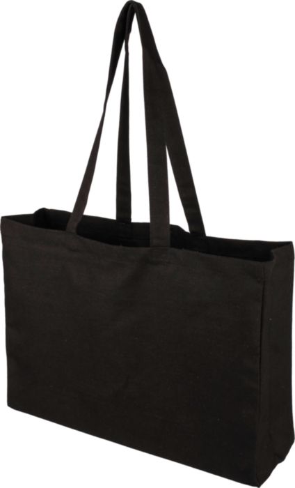 Borsa shopping in cotone Oeko-Tex con coulisse - Montepulciano