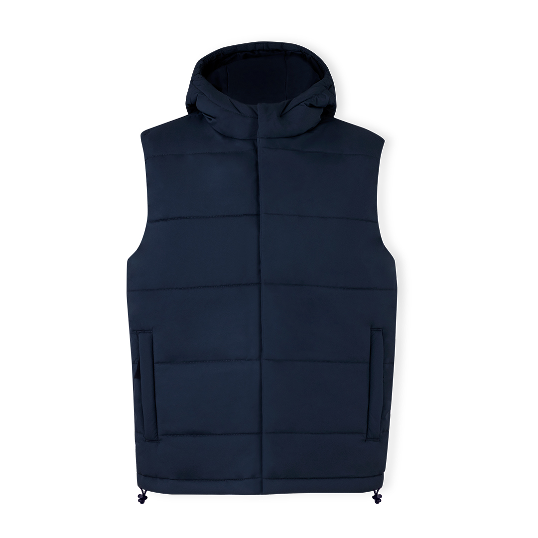 Gilet con Cappuccio CozyShield - Montone