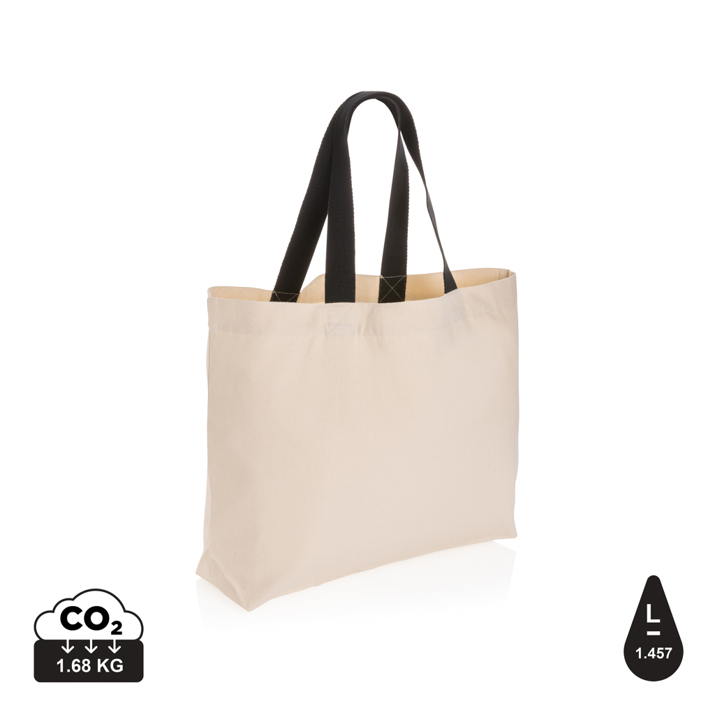 Borsa tote in tela riciclata AWARE™ 240 gsm non tinta - Bitetto