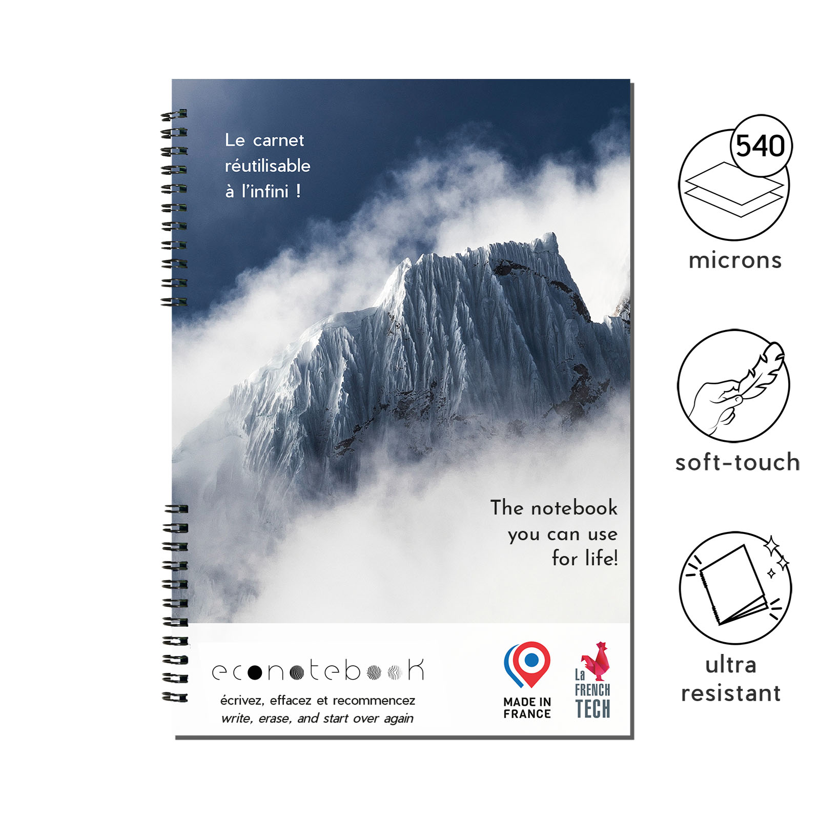 EcoNotebook A4 con Copertina Premium - Tavernerio