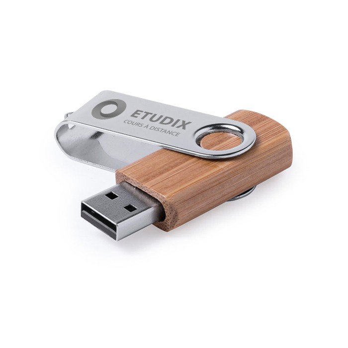 Clé usb en bois personnalisée