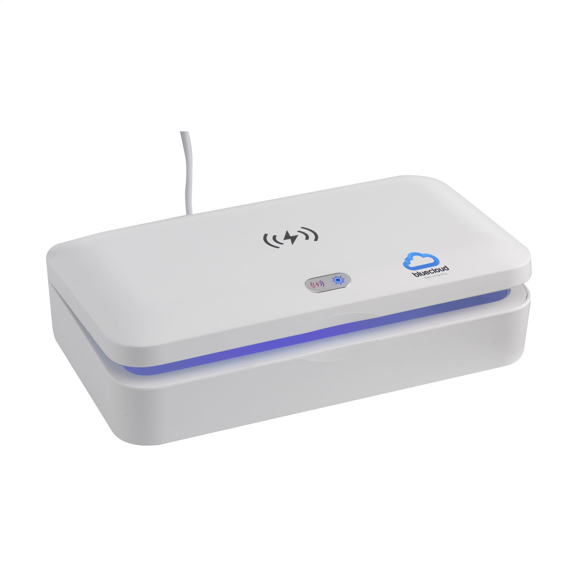 Scatola sterilizzatrice multifunzionale UV-C con caricabatterie wireless da 5W - Fragneto Monforte