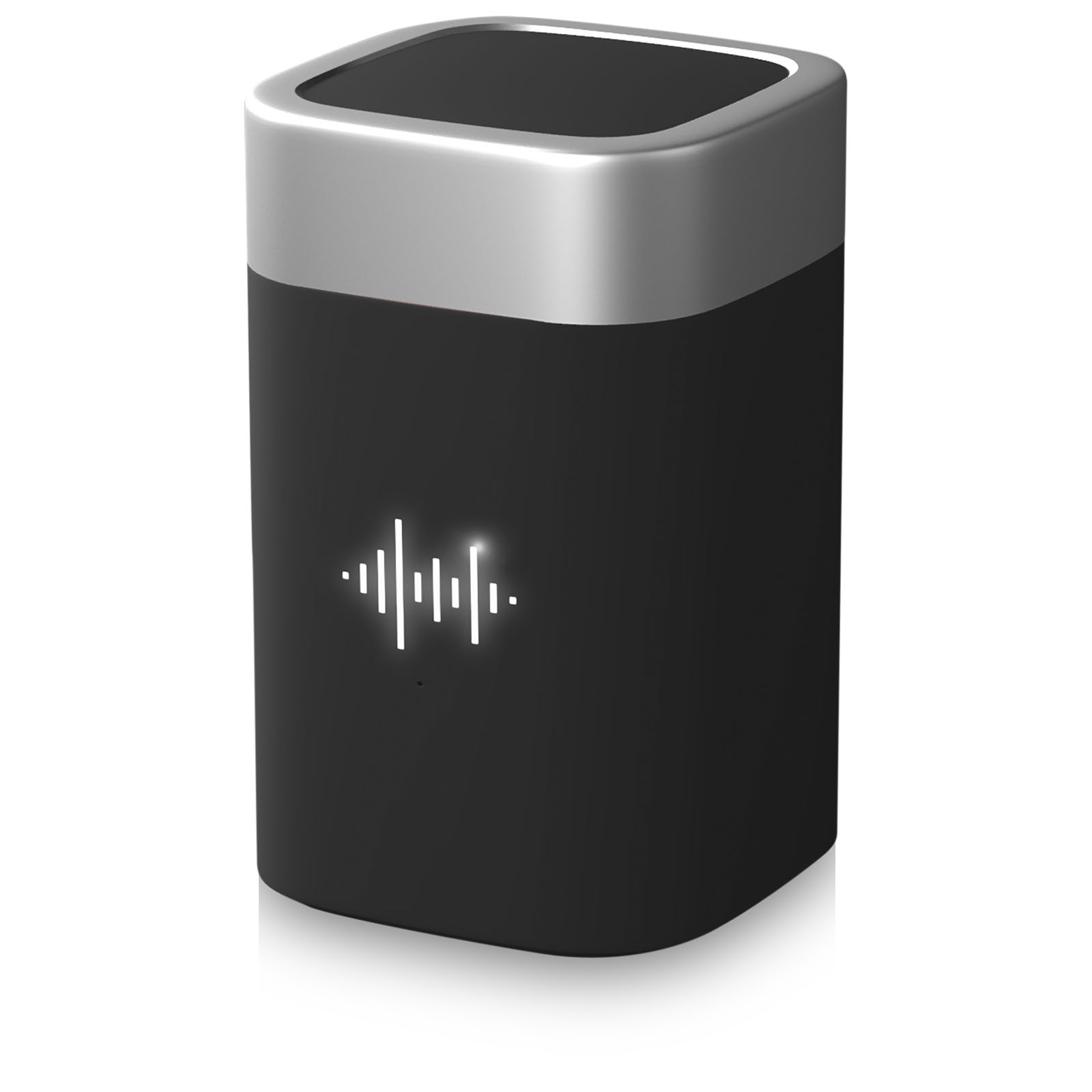 Altoparlante Bluetooth con logo luminoso wireless da 5W con trattamento antibatterico - Capoliveri