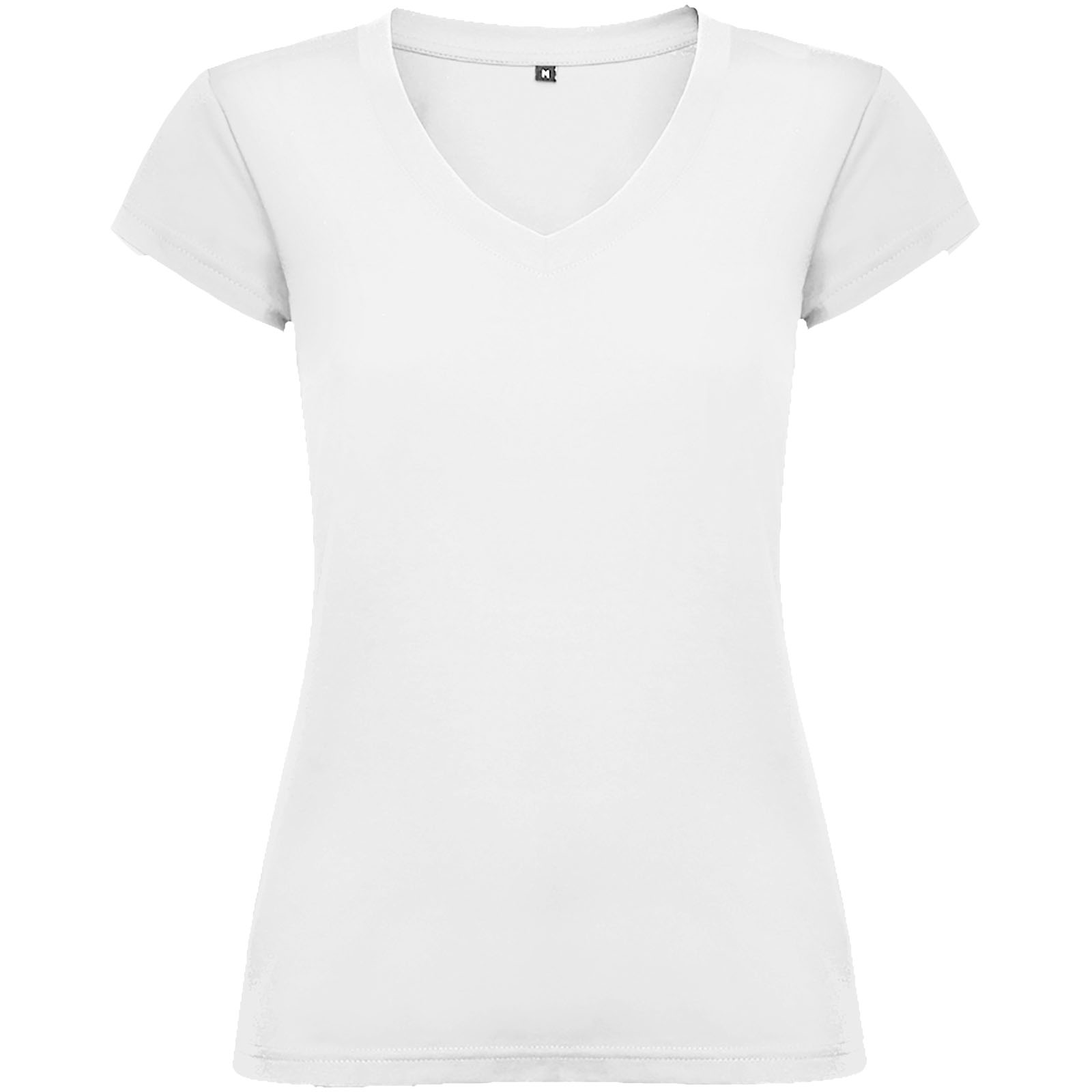 T-shirt da donna Victoria a maniche corte con scollo a V - Isso