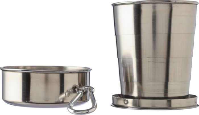 Tazza pieghevole in acciaio inox - Casirate d’Adda