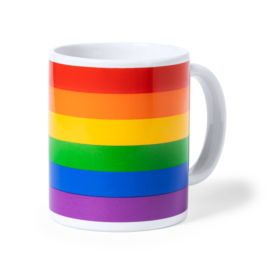 Tazza di ceramica arcobaleno 370ml - Arpino