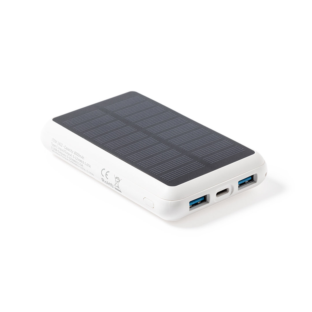 Power Bank Solare con Caricabatteria Wireless - San Gimignano