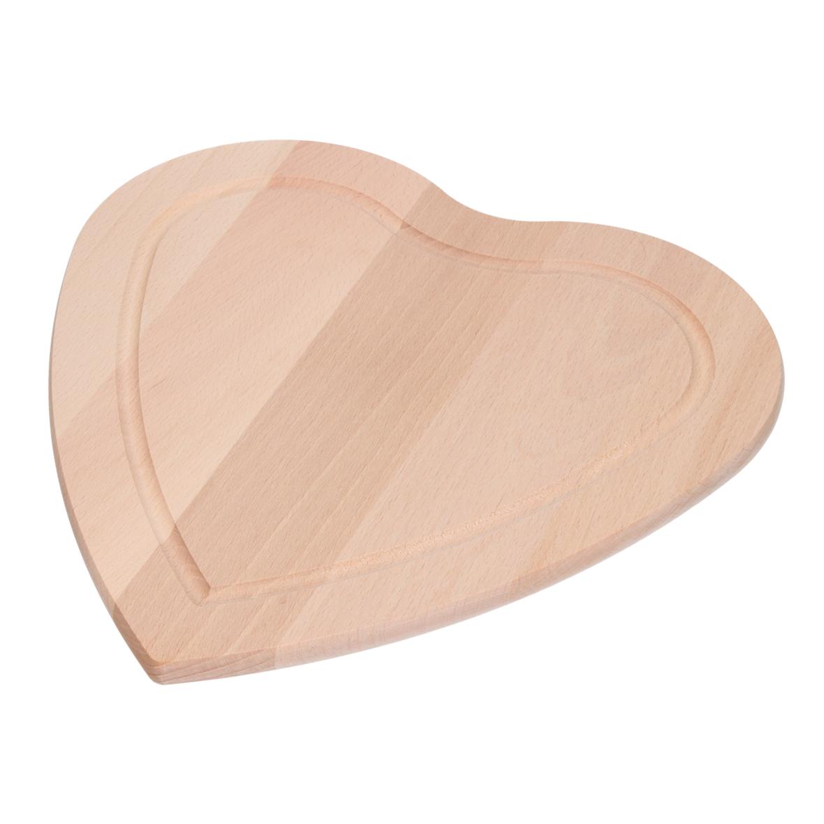 Tagliere a Forma di Cuore in Legno - Spigno Saturnia