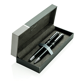 Set di Penna a sfera e Roller in Ottone di Lusso Swiss Peak Heritage - Casalpusterlengo