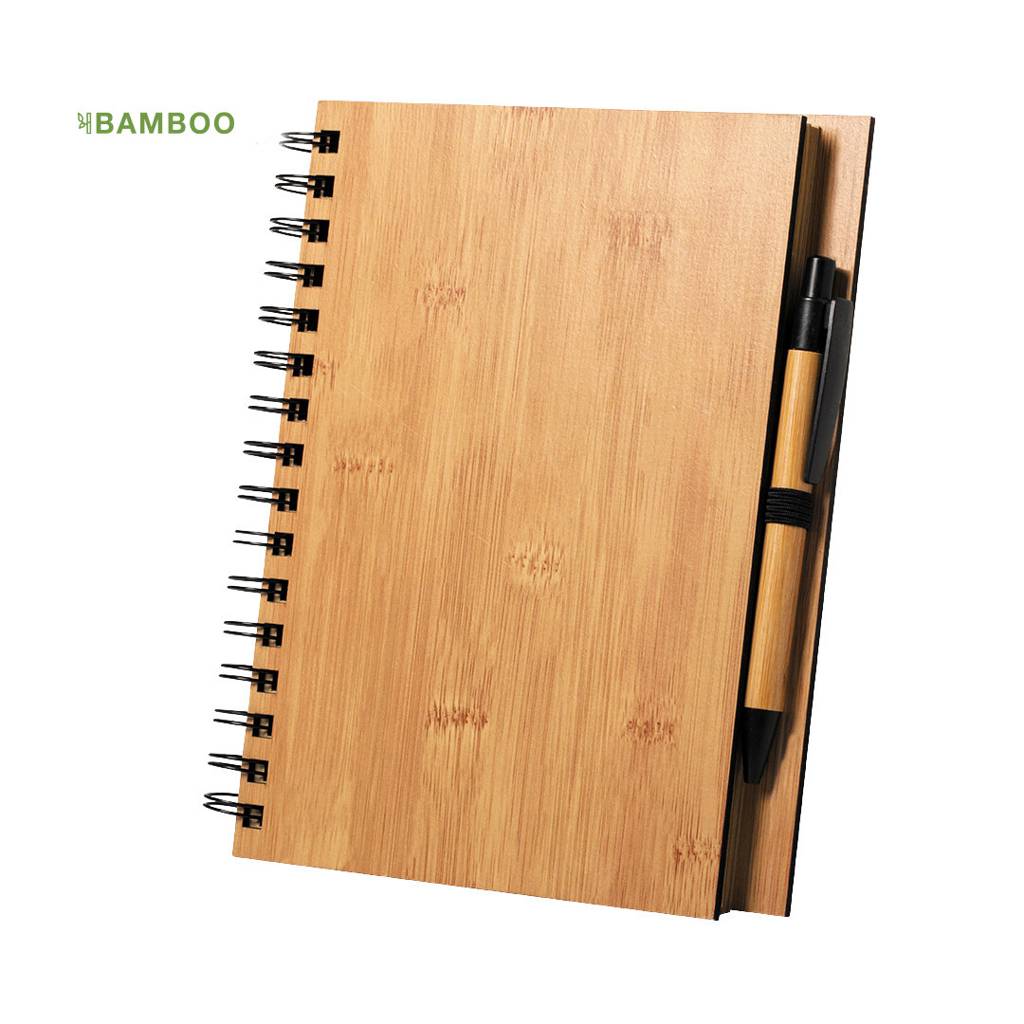 Set Eco-Friendly di Quaderno in Bambù e Penna a Sfera - Revere