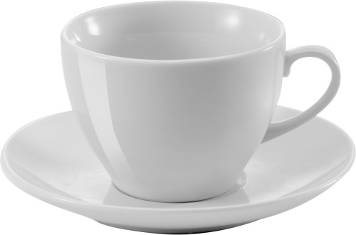 Set di Tazza e Piatto in Porcellana 230ml - Branzi