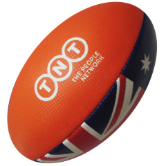 Pallone da rugby cucito a mano