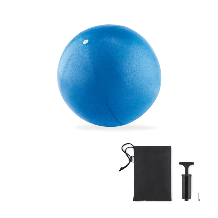 Palla per esercizi di Pilates/Yoga in PVC con custodia RPET e pompa a mano - Torlino Vimercati