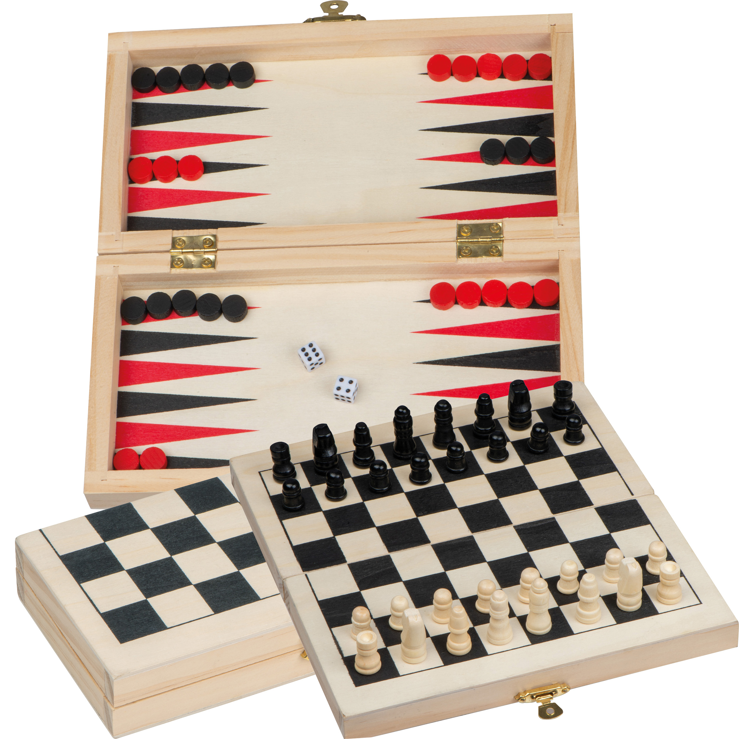 Set di giochi da viaggio in legno - Barzanò