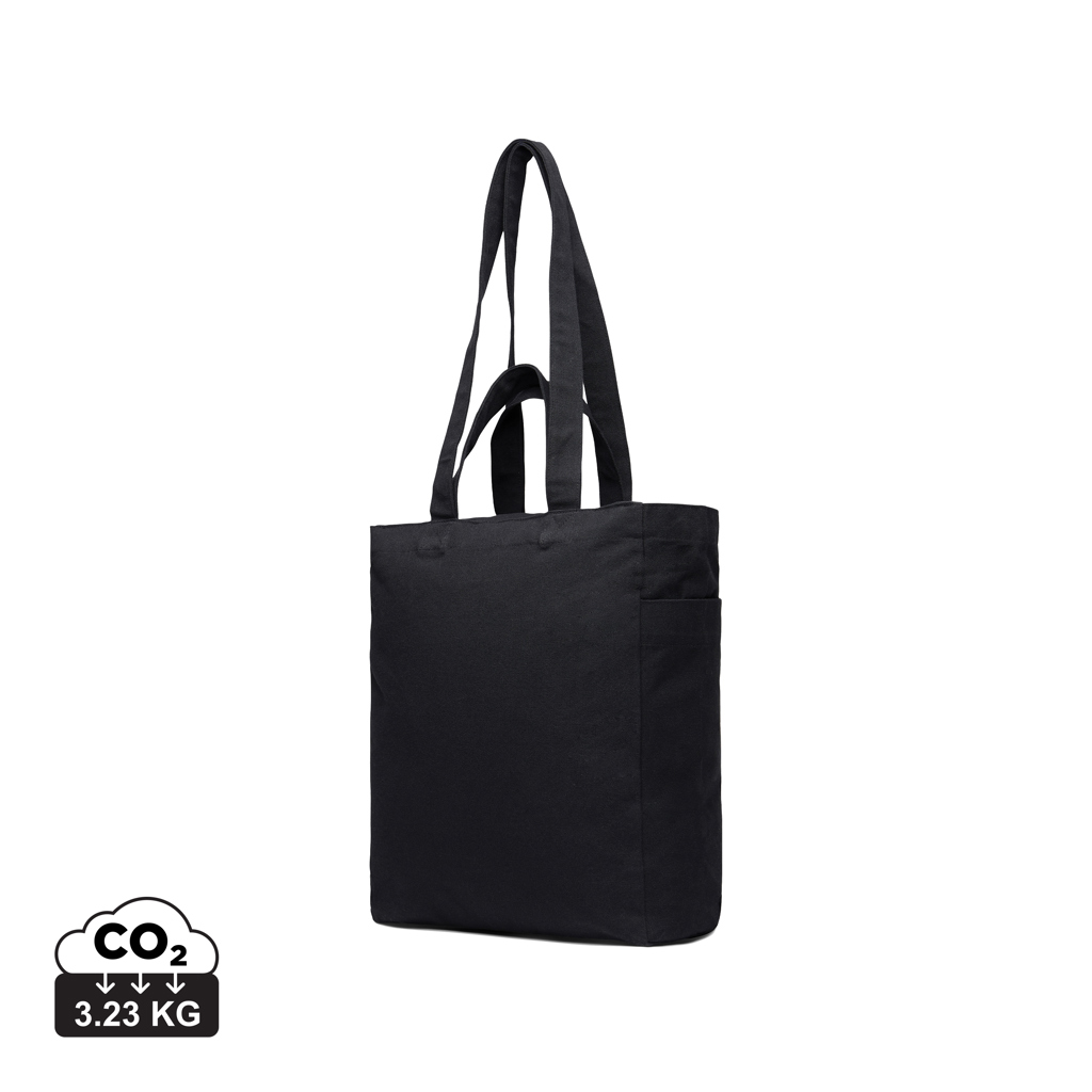 Borsa Tote Riciclata con Zip - Brunello