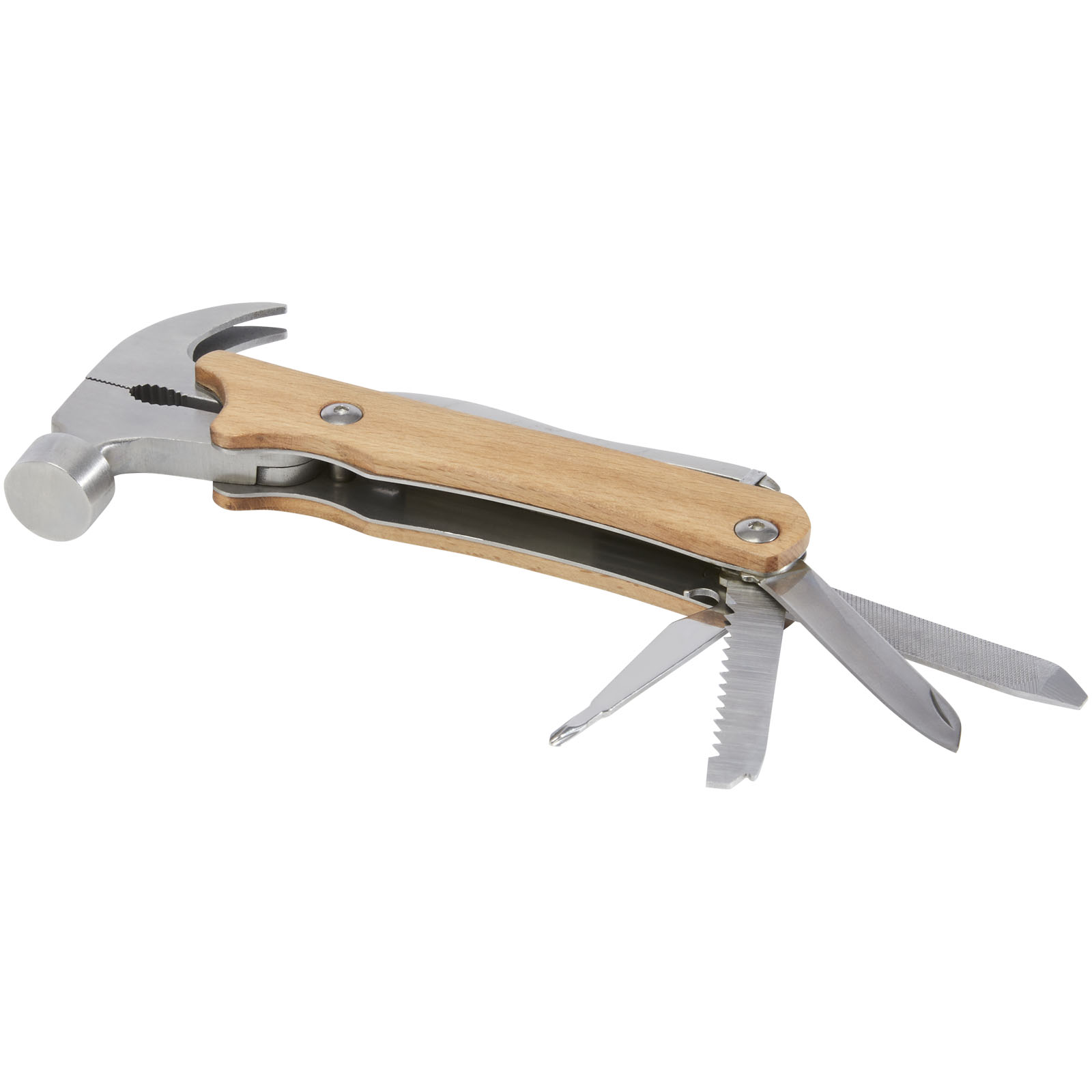 Multitool in acciaio inossidabile con manici in legno di faggio - Comano