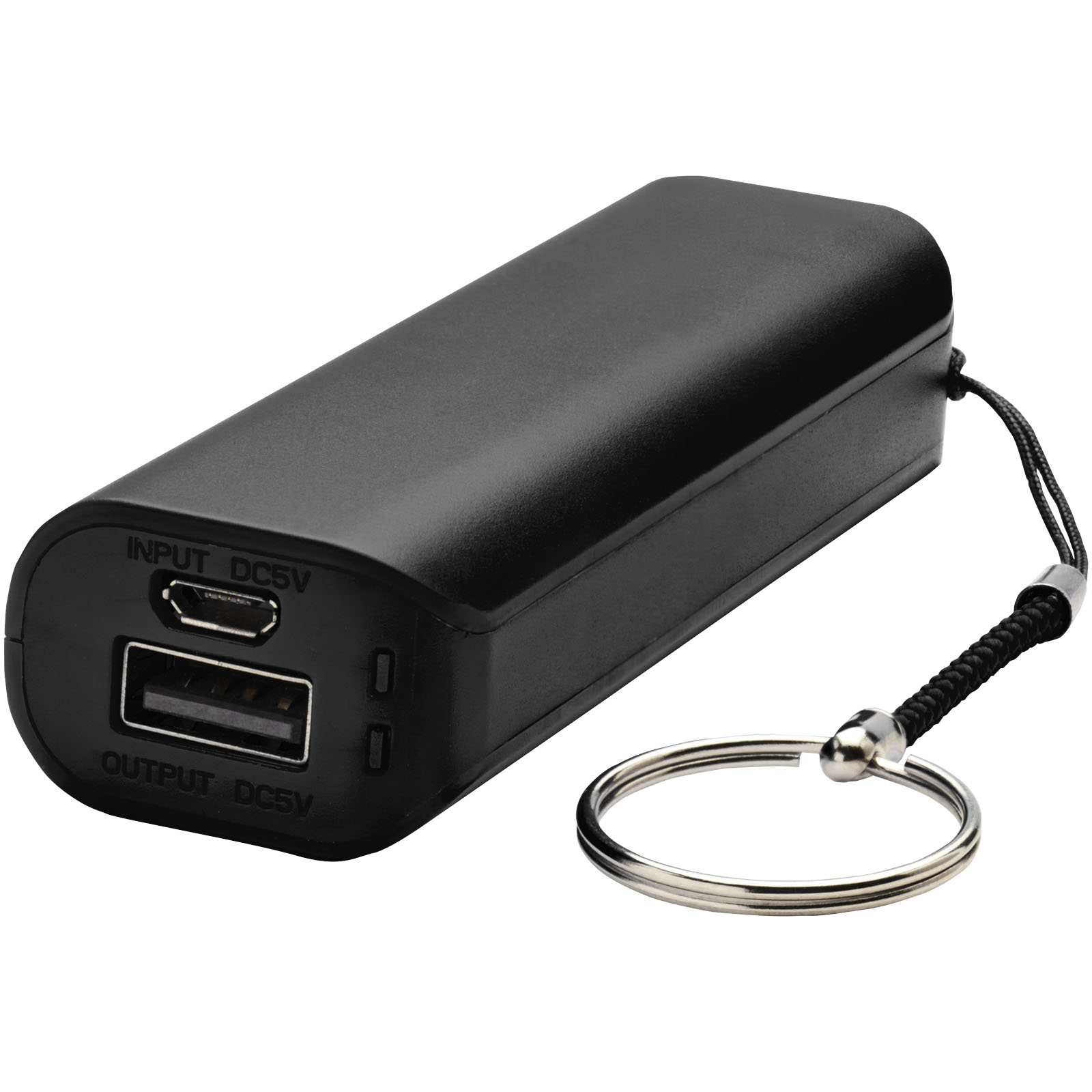 Power Bank ricaricabile da 1.200 mAh con portachiavi - Algua