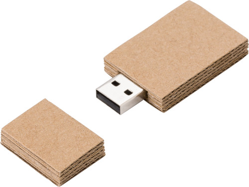 Unità USB 2.0 in cartone con cappuccio di protezione - Moniga del Garda