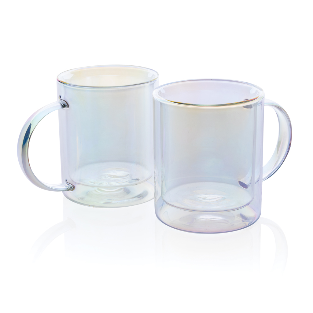 Tazza in vetro borosilicato a doppia parete 330ml - Marcaria