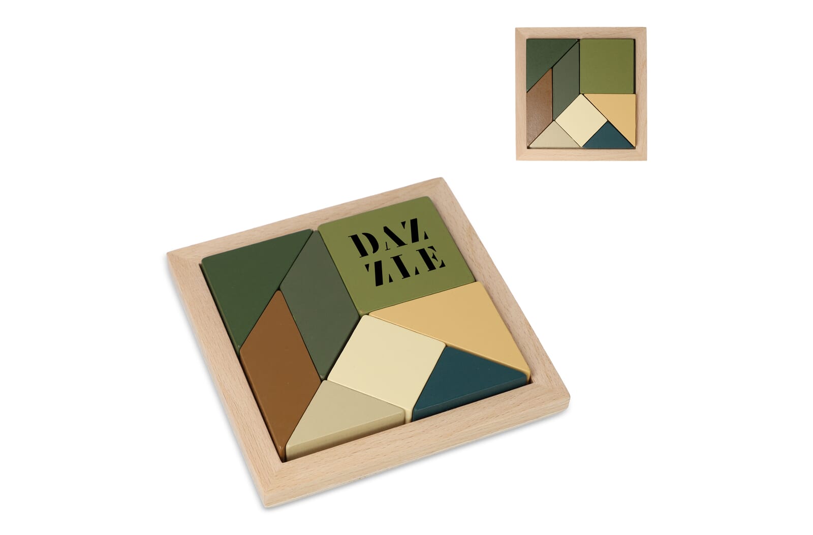 Puzzle Tangram Intelligente in Legno FSC - Gerre de’ Caprioli