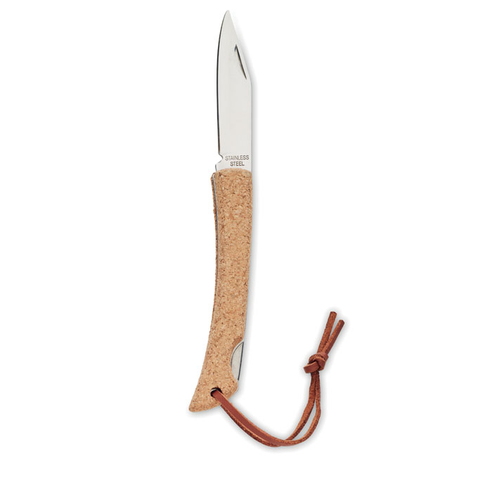 Coltello con manico in sughero pieghevole - Campi Bisenzio