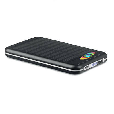 Power Bank solare in alluminio - Leffe