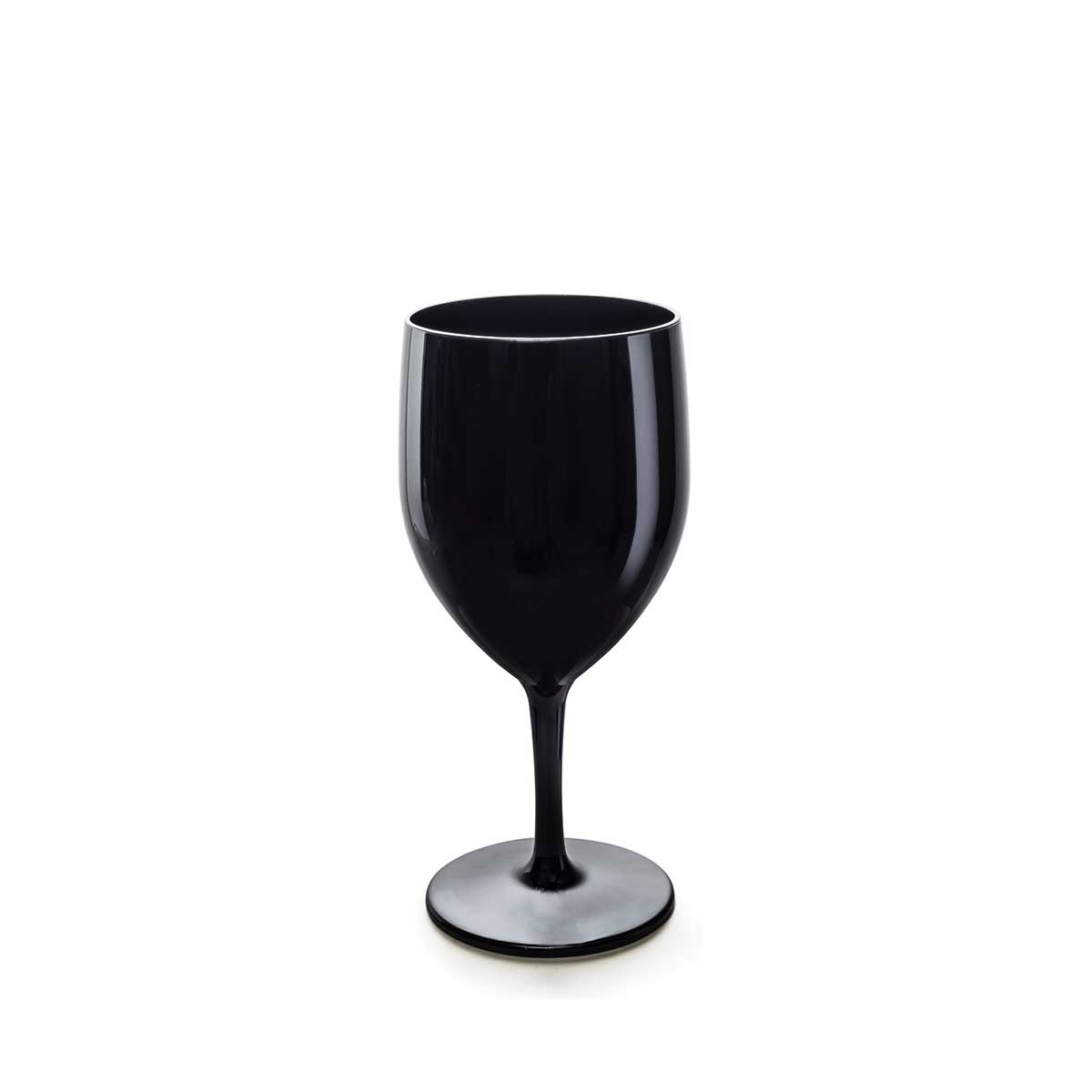 Bicchiere da vino nero personalizzato 270ml - Volta