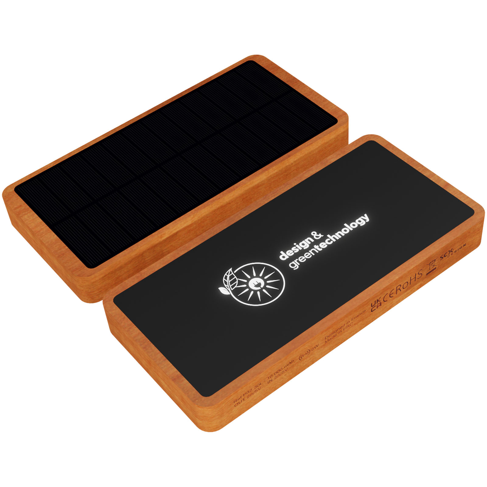 Power Bank Solare con Logo Luminoso - Inarzo