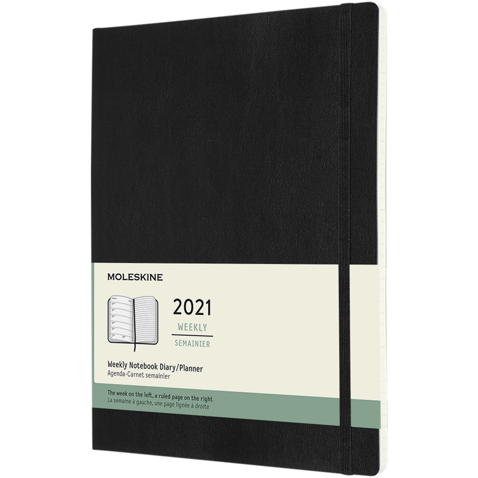 Agenda Moleskine 12 mesi XL con copertina morbida