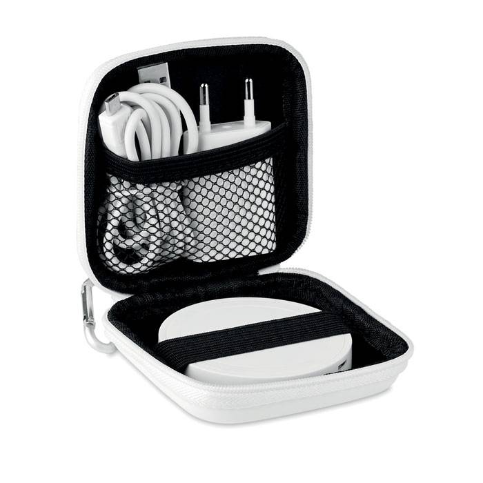 Set Caricabatterie Wireless in ABS con Spina UE e Cavo Micro B - Casalpusterlengo