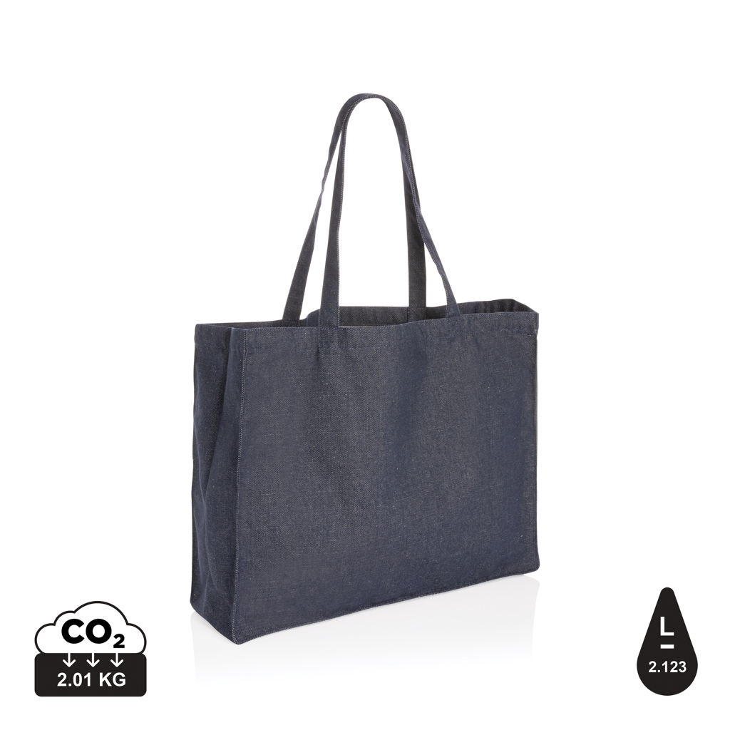 Shopper in Denim EcoSavvy - Pocapaglia