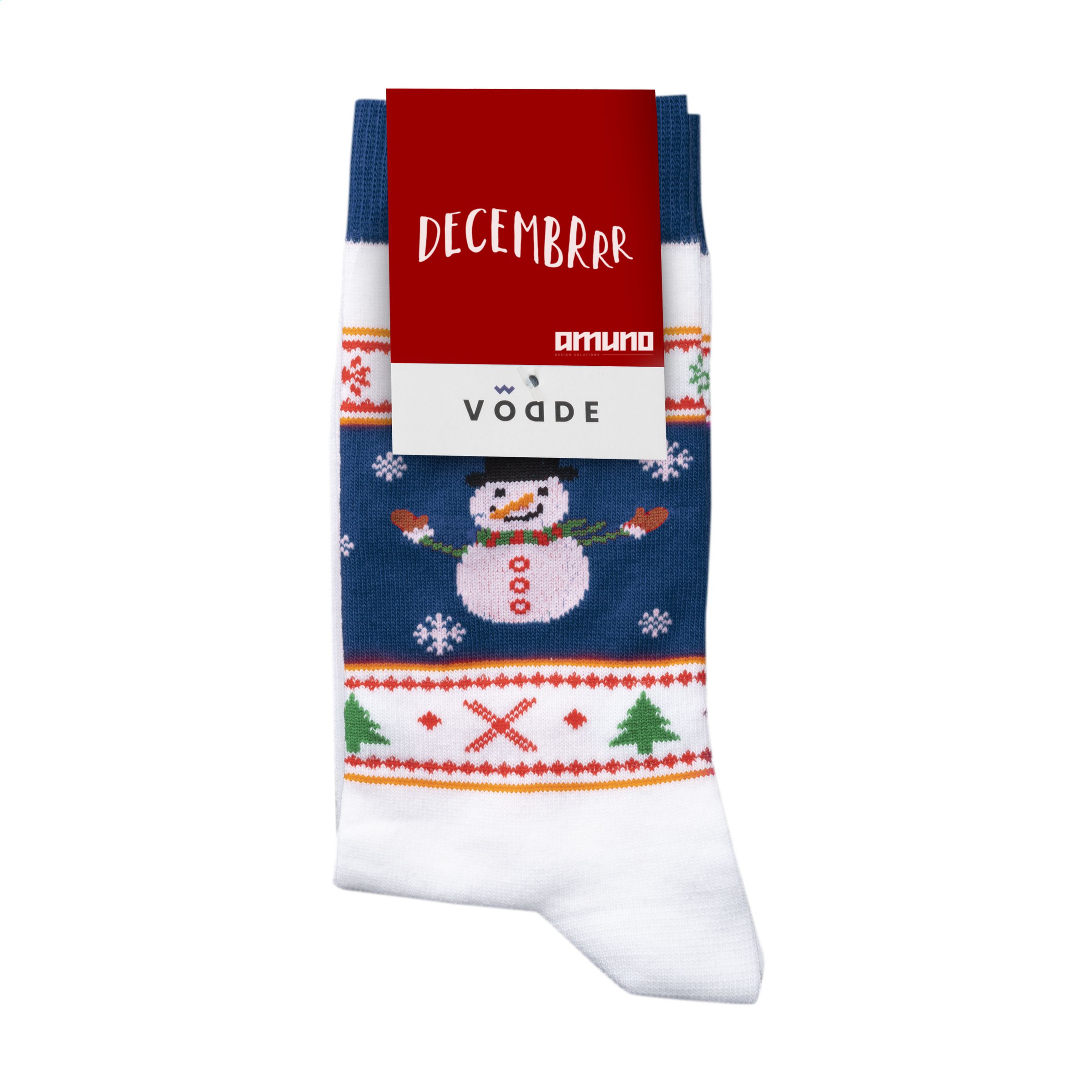 Calze di Natale Riciclate Snowman - Verderio