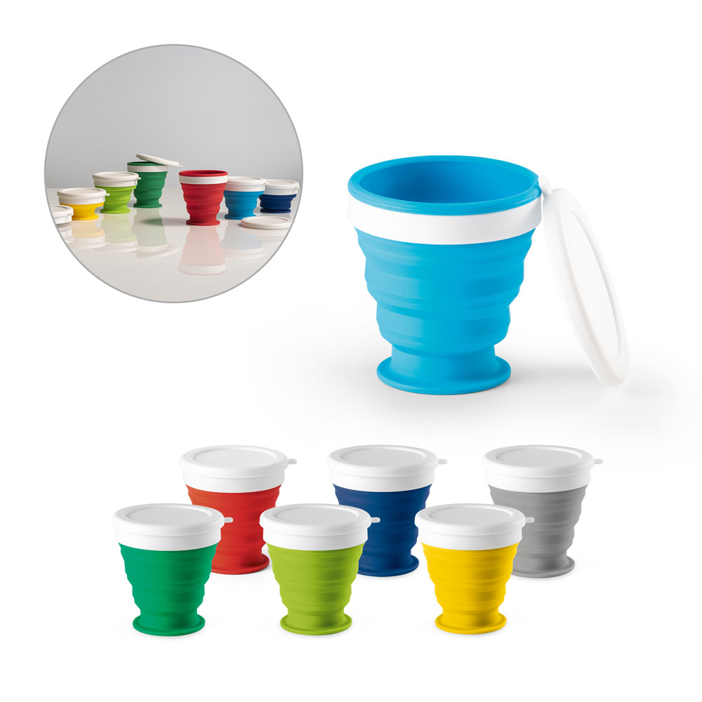 Tazza da Viaggio Pieghevole in Silicone 250ml - Ariccia