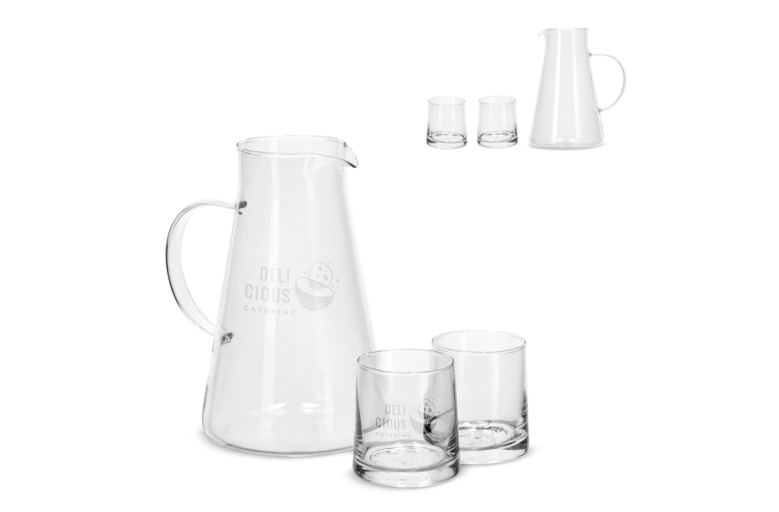 Set Caraffa e Bicchieri Essenziale - Scandolara Ravara